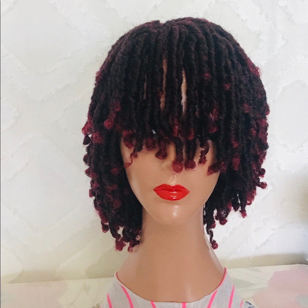 ❤️❤️Dreadlock Twist Hair Soft Short Synthetic Wig For Women Synthetic Wig